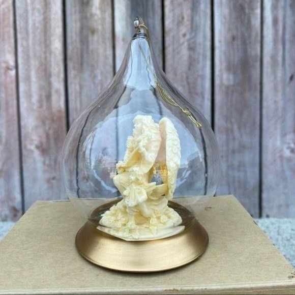 Vintage Avon Angel Glass Ornament - Picture 7 of 11